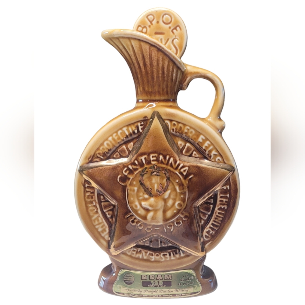 Elks Lodge Jim Beam Decanter